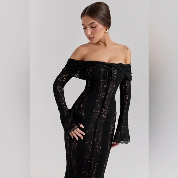 House of CB Belle Dress - XS - Black - Picture 3 of 10